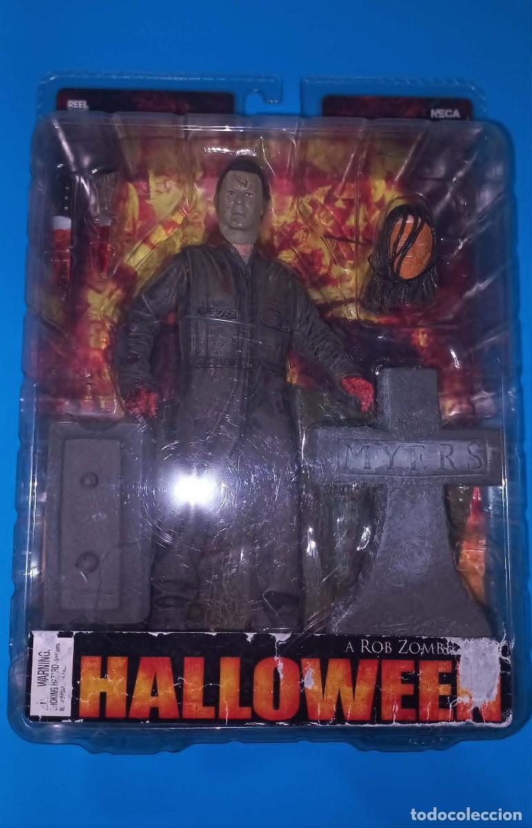 Juguetes antiguos: Figura Michael Myers, Halloween Rob Zombie - Neca - 2007, nueva, en blister