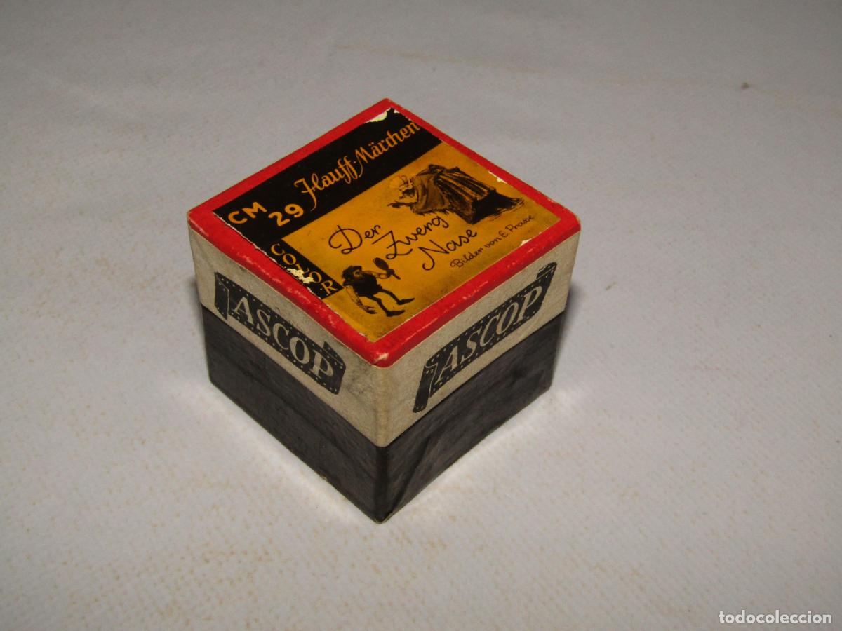Juguetes antiguos: Antigua Pel&iacute;cula Infantil del Cuento LA NARIZ DEL ENANO en 35 mm. de ASCOP - A&ntilde;o 1940s.