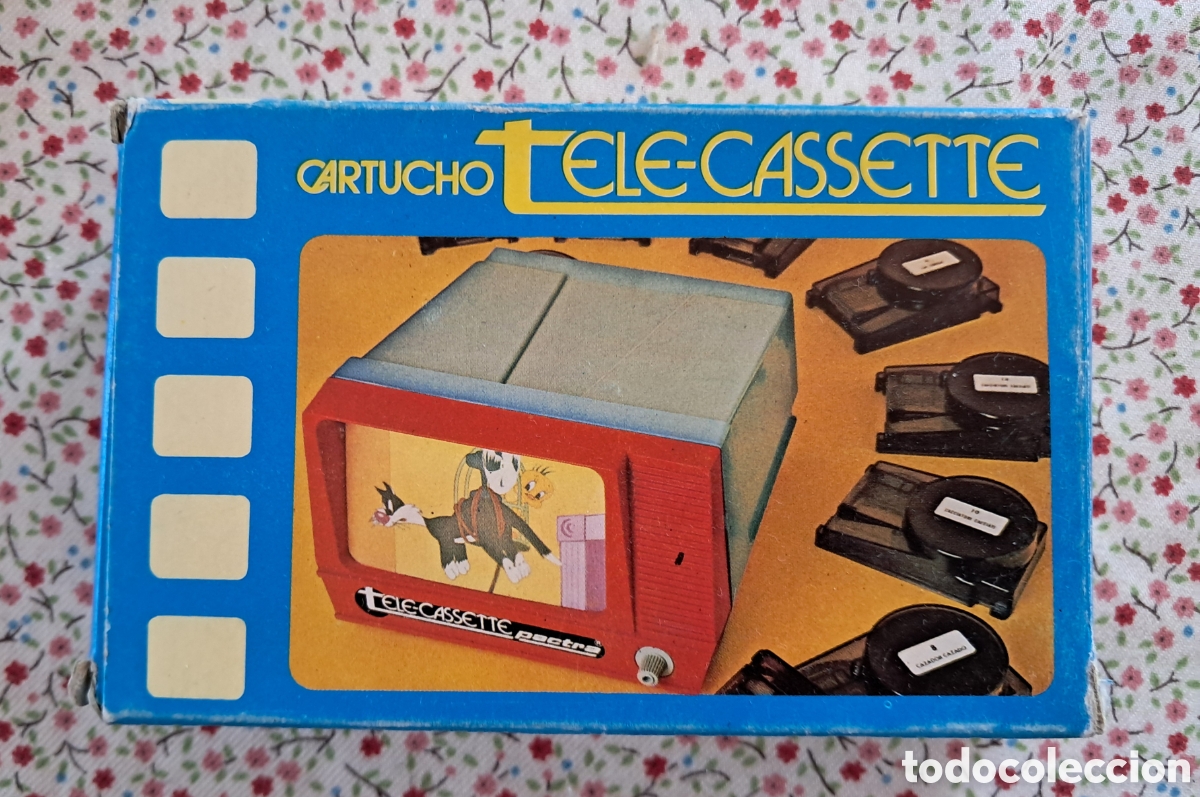 Giocattoli Antichi: Telecassette. Cartucho pelicula color El Gato Silvestre en el tren. A&ntilde;os 80