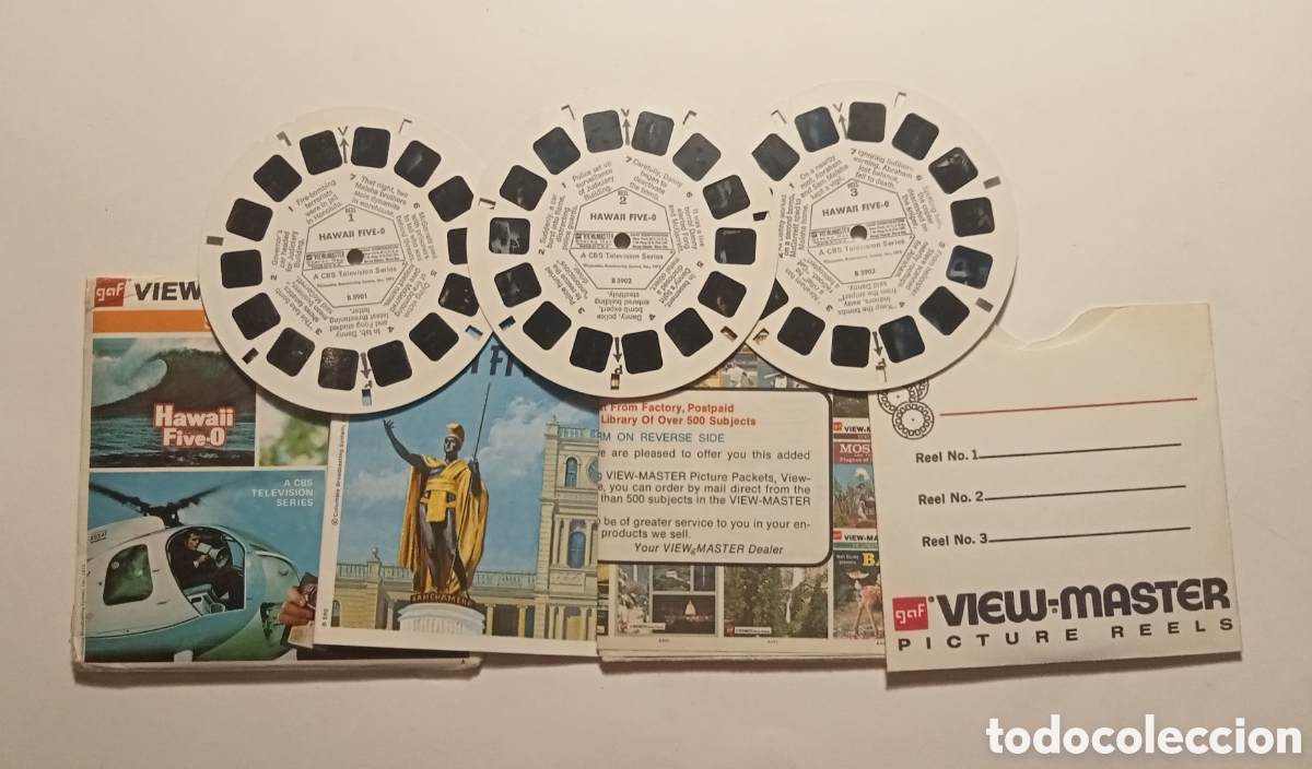 Juguetes antiguos: VIEW MASTER GAF con 3 SOBRES - VISOR VIEW MASTER - Foto 9