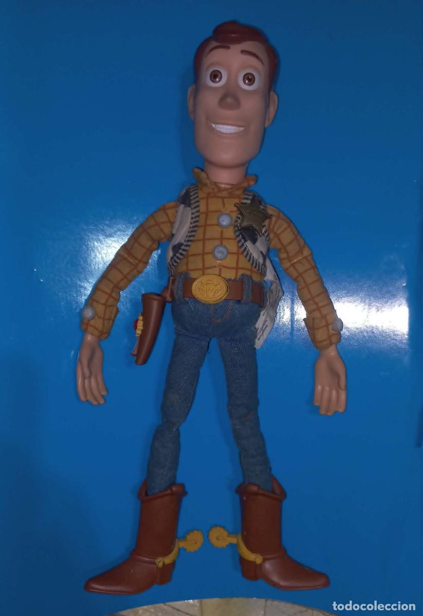 Jouets Anciens: Precioso mu&ntilde;eco del vaquero Woody de la pel&iacute;cula Toy Story - Disney - Pixar - Mattel
