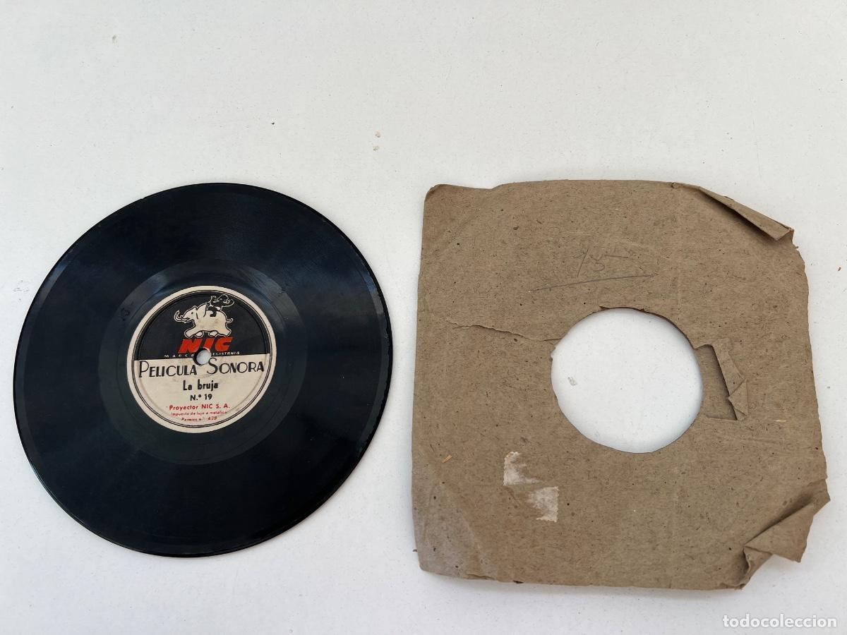 Old Toys: CINE NIC DISCO PIZARRA PELICULA SONORA LA BRUJA NUM 19 Y LA URRACA NUM 28