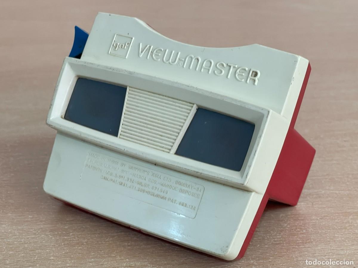 Brinquedos Antigos: Gaf View Master Visor 3D cine proyector original a&ntilde;os 70 y 80 viewmaster peliculas disney arte viaje