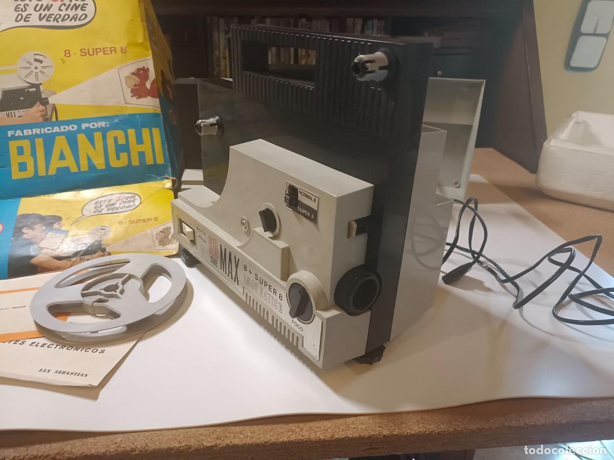 Juguetes antiguos: Cine max Bianchi, proyector. - Foto 2