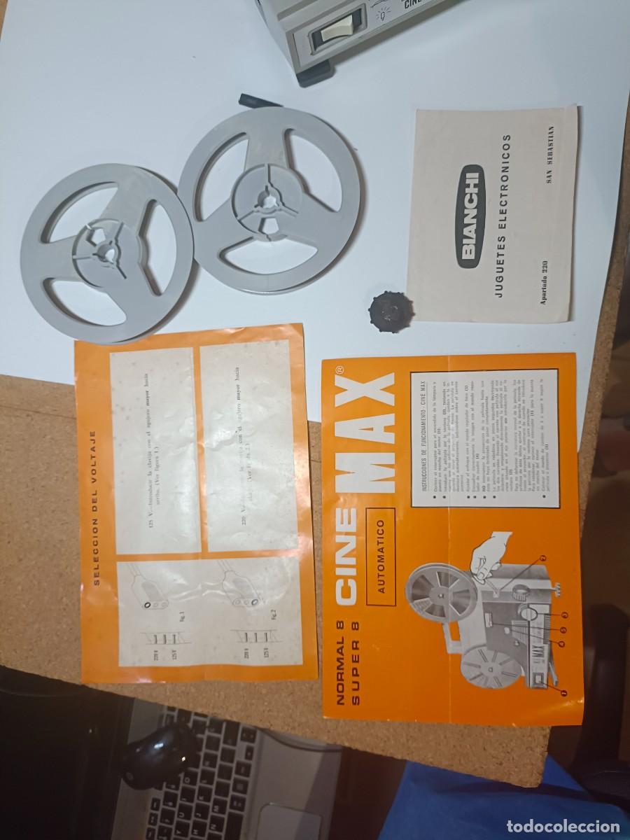 Juguetes antiguos: Cine max Bianchi, proyector. - Foto 6