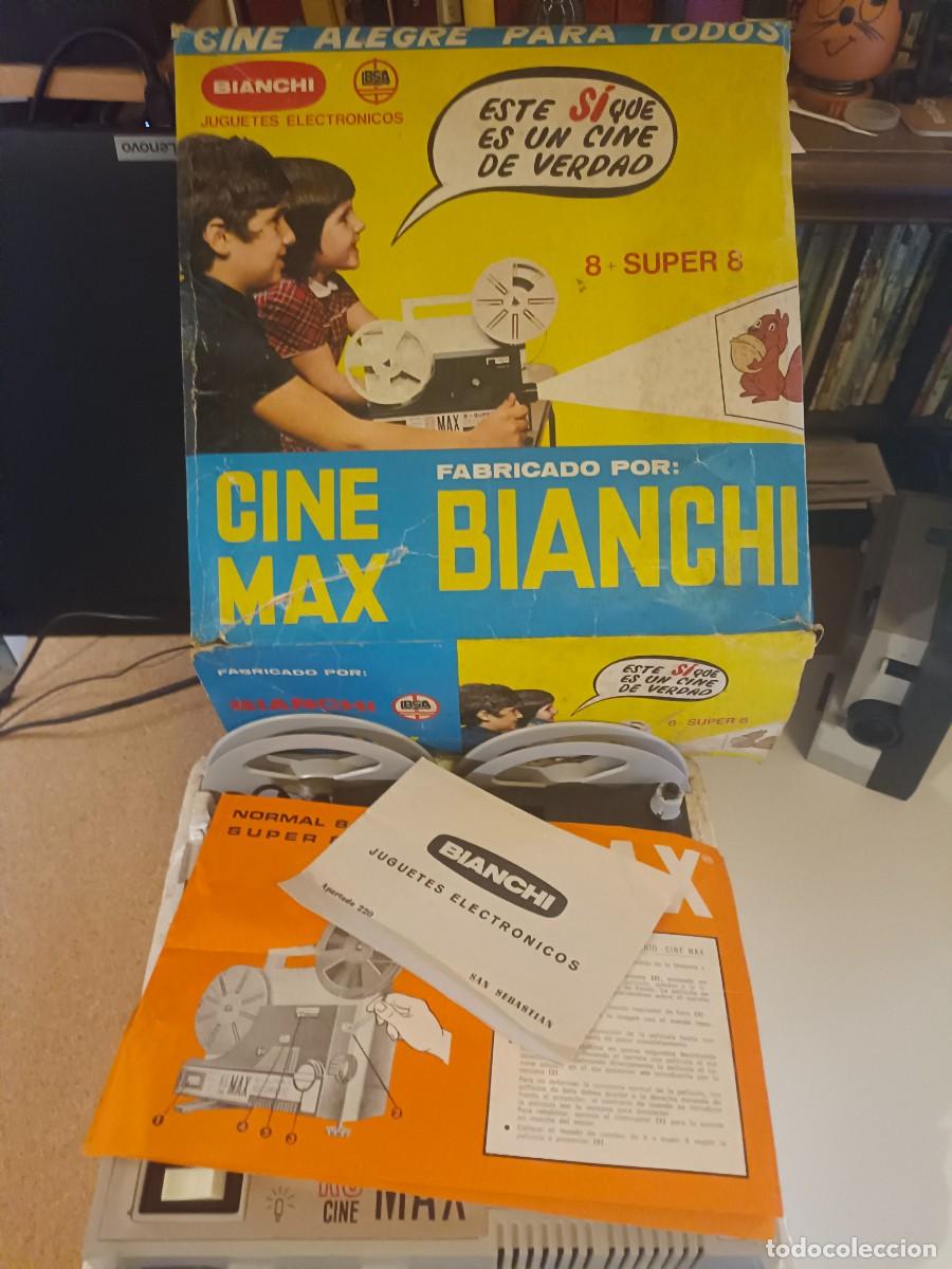 Juguetes antiguos: Cine max Bianchi, proyector. - Foto 8