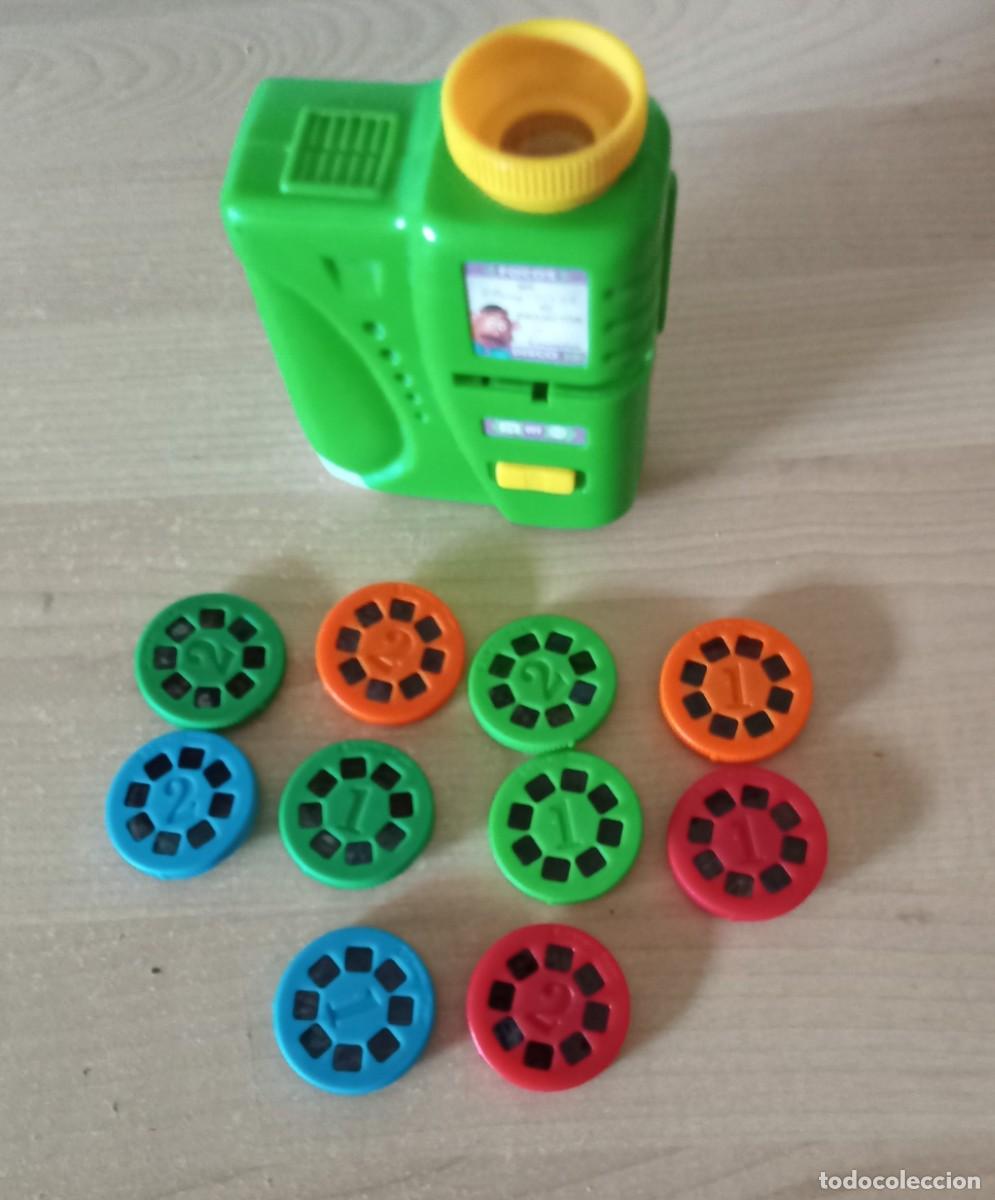 Juguetes antiguos: FOCOS MY DISNEY . PIXAR.. MI PROJECTOR. + 10 discos
