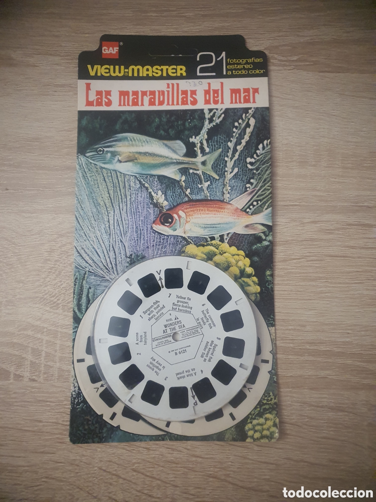 Altes Spielzeug: View-master las maravillas del mar 3d en su blister nuevo y precintado