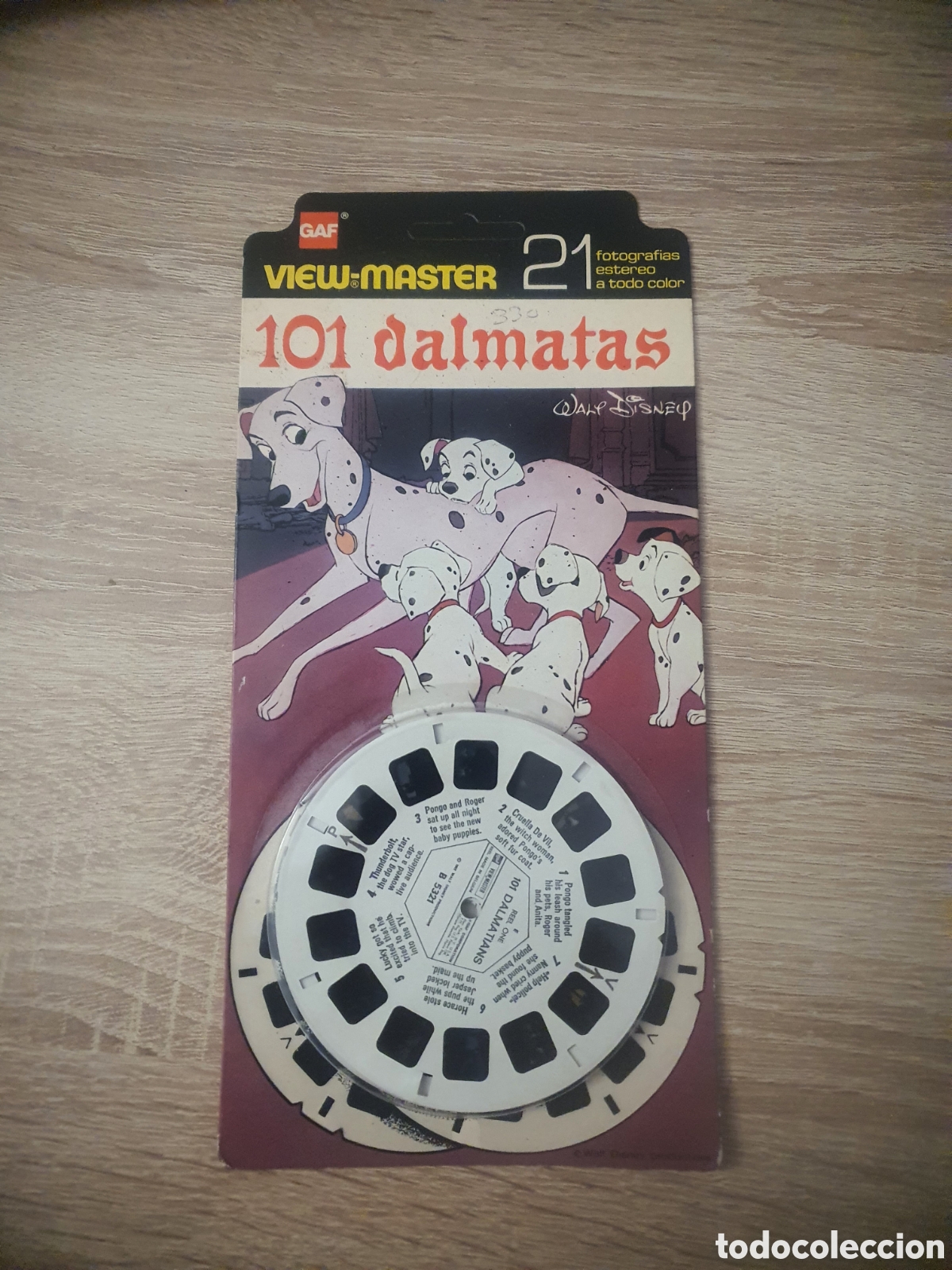 Juguetes antiguos: View-master 101 dalmatas 3D en su blister nuevo