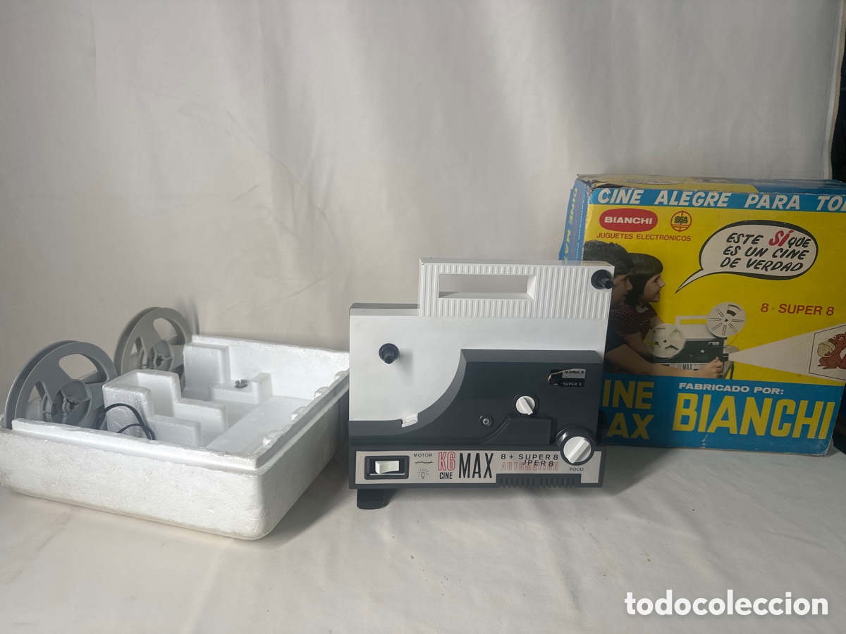 Brinquedos Antigos: Proyector Cine Max BIANCHI