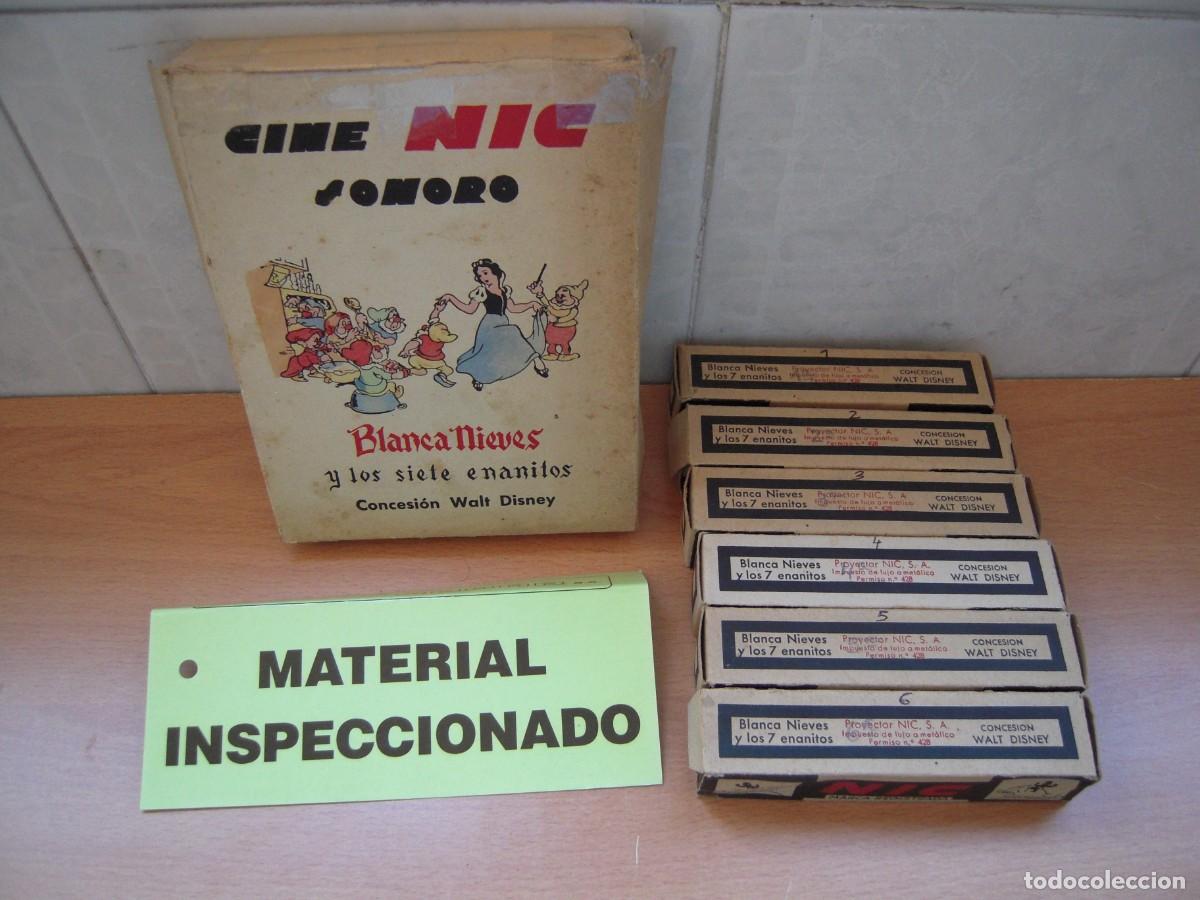 Juguetes antiguos: Colecci&oacute;n 6 Peliculas para CINE NIC Blancanieves Serie Completa en su caja original