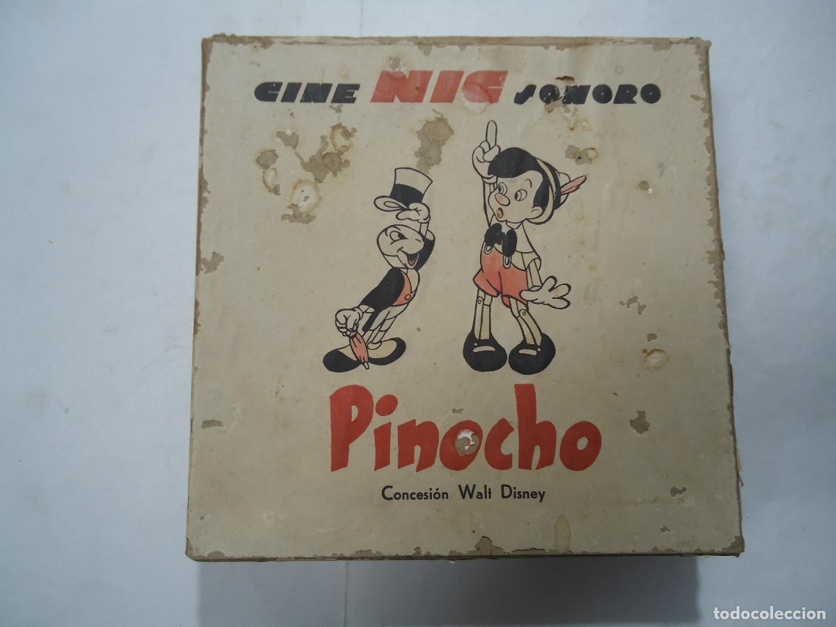 Old Toys: CAJA CONTENIENDO 6 DISCOS DE PIZARRA DE CINE SONORO MARCA NIC . RARO DE ENCONTRAR