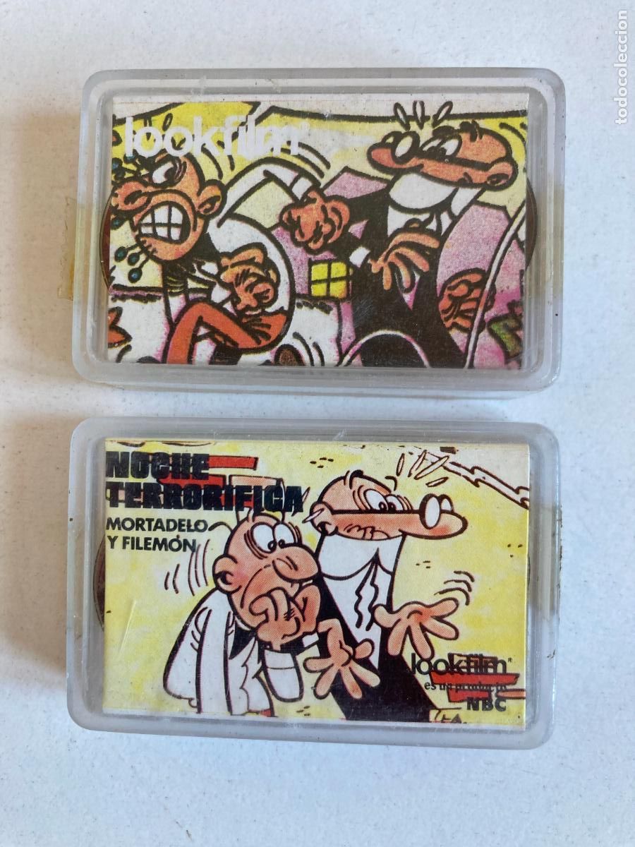Juguetes antiguos: LOOKFILM, MORTADELO Y FILEM&Oacute;N, 2 CAJAS SIN ABRIR - VER FOTOS