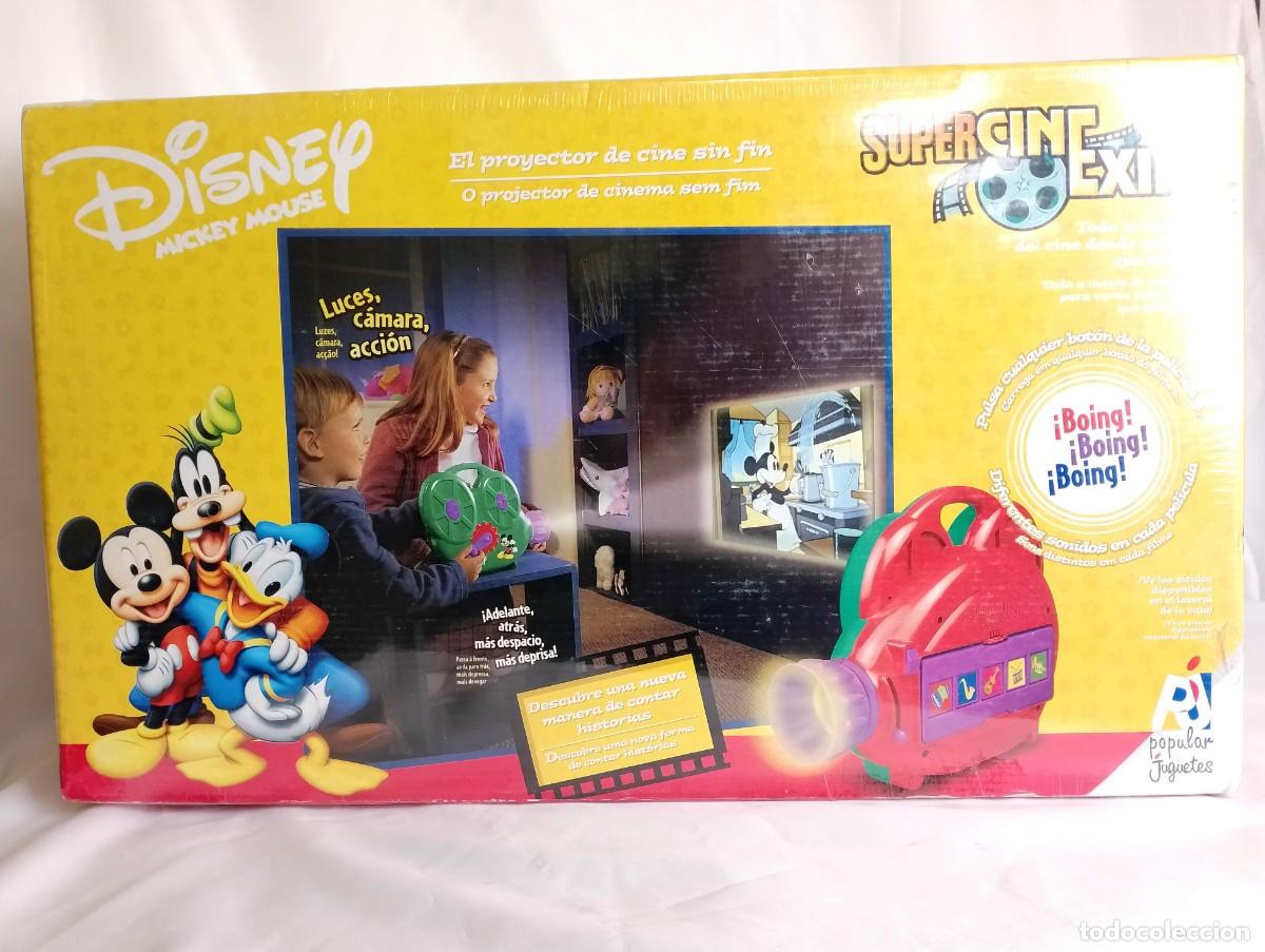 Juguetes antiguos: SUPER CINEXIN DISNEY MICKEY MOUSE DE POPULAR DE JUGUETES. PROYECTOR+PELICULA