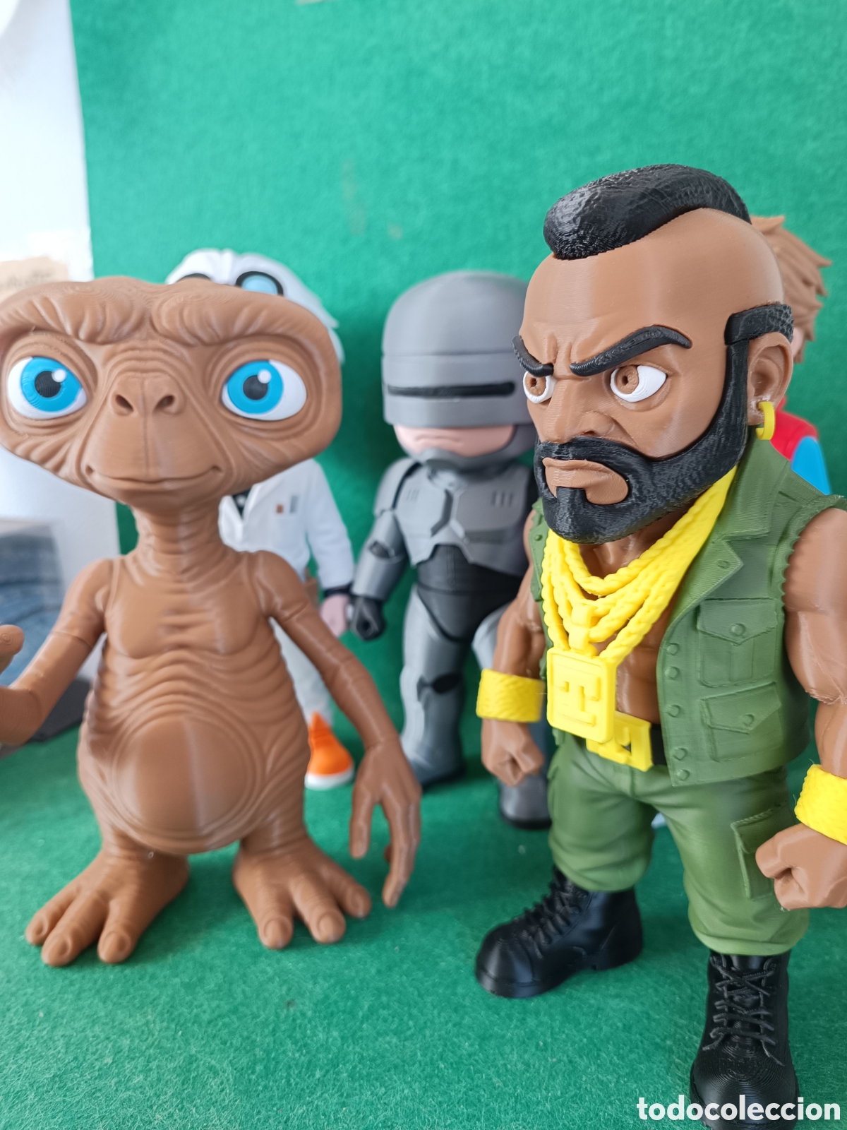 Juguetes antiguos: Pack figuras personajes de los 80s