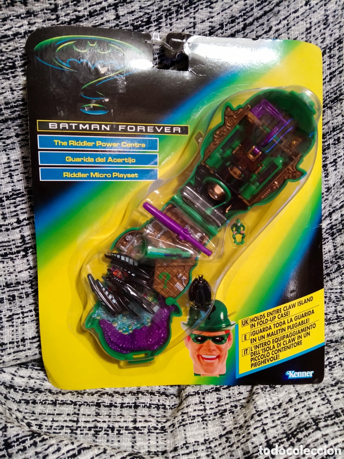 Brinquedos Antigos: Batman la guarida del acertijo Jenner blister