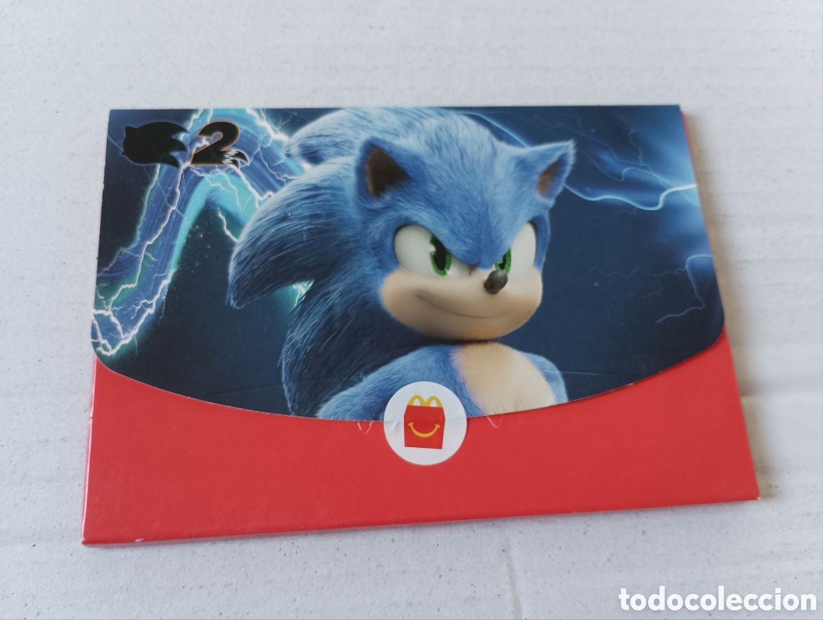 Juguetes antiguos: SOBRE CERRADO ⭐ Promoci&oacute;n Happy Meal McDonald&rsquo;s &mdash; SONIC 2. Sin abrir.