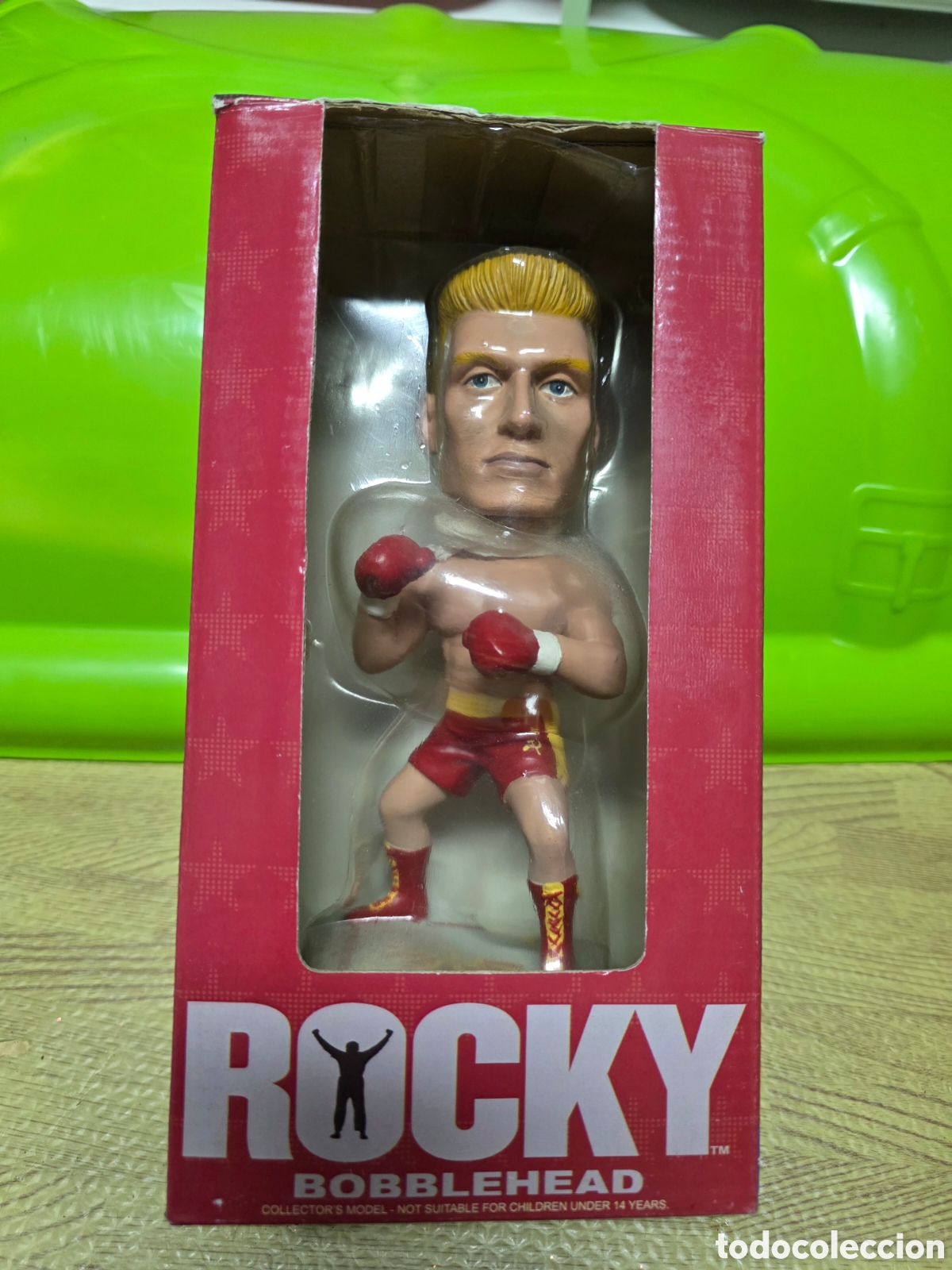 Jouets Anciens: Figura ivan drago bobblehead rocky en caja original sin abrir