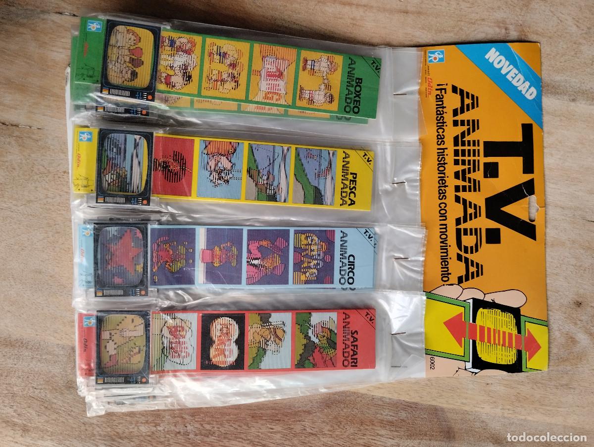 Juguetes antiguos: TV Animada, Juegos Odin. 24 tiras en blister.