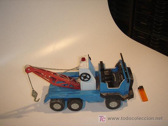 Juguetes antiguos Rico: Grua rico completa usada - Foto 1
