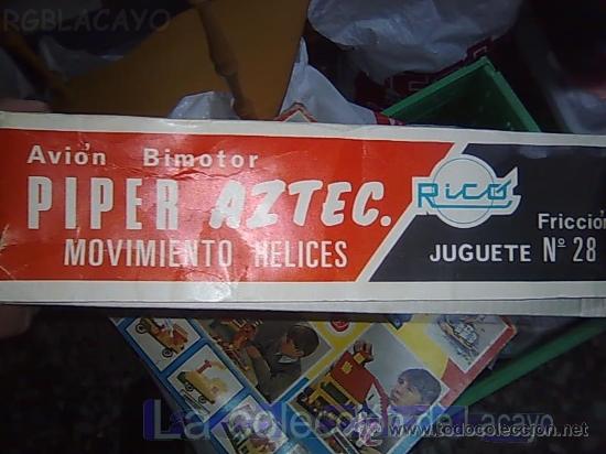Juguetes antiguos Rico: BIMOTOR DE RICO PIPER AZTEC - Foto 2