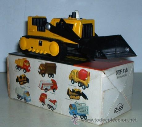 Juguetes antiguos Rico: EXCAVADORA MINI-SANSON DE RICO - Foto 2