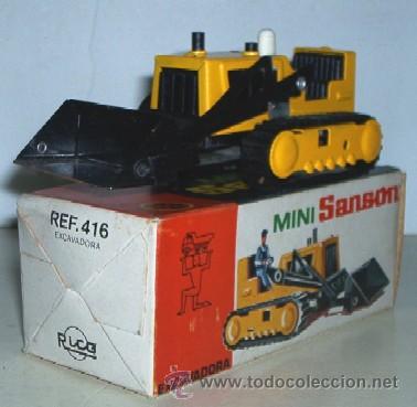 Juguetes antiguos Rico: EXCAVADORA MINI-SANSON DE RICO - Foto 5