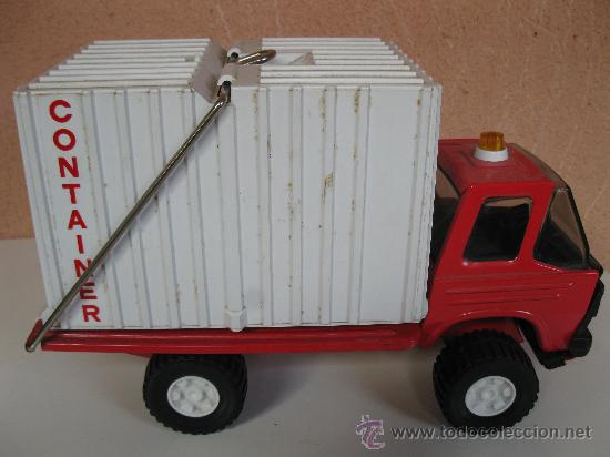 Juguetes antiguos Rico: CAMI&Oacute;N CONTAINER &rdquo;SANS&Oacute;N - CADET&rdquo; DE RICO. - Foto 2
