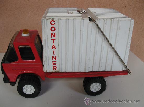 Juguetes antiguos Rico: CAMI&Oacute;N CONTAINER &rdquo;SANS&Oacute;N - CADET&rdquo; DE RICO. - Foto 5