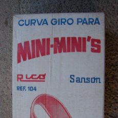 Juguetes antiguos Rico: MINI-MINI'S CURVA GIRO PARA MINI SANSÓN - RICO. Lote 54546475