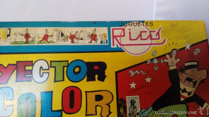 Juguetes antiguos Rico: antiguo caja del proyector  ricolor - Foto 2