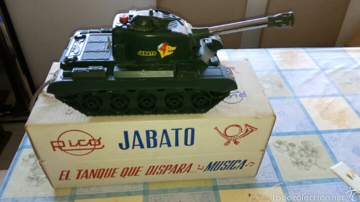 Juguetes antiguos Rico: Rico. Tanque Jabato. - Foto 2