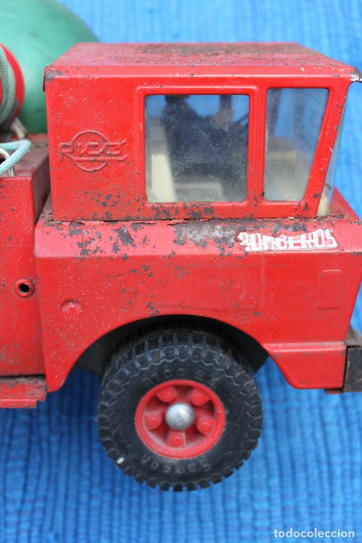 Juguetes antiguos Rico: CAMION DE BOMBERO MARCA RICO - Foto 3