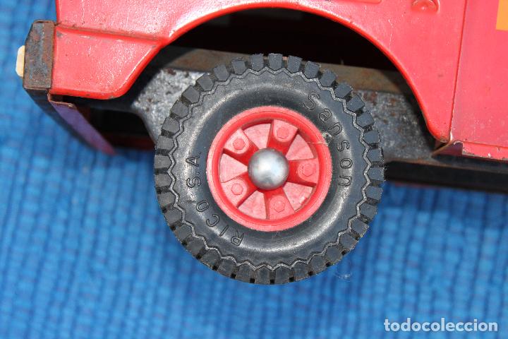 Juguetes antiguos Rico: CAMION DE BOMBERO MARCA RICO - Foto 6