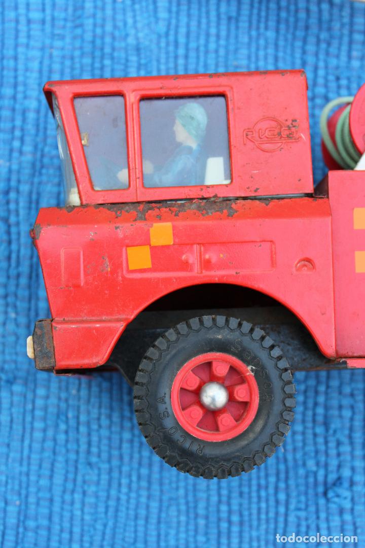 Juguetes antiguos Rico: CAMION DE BOMBERO MARCA RICO - Foto 7