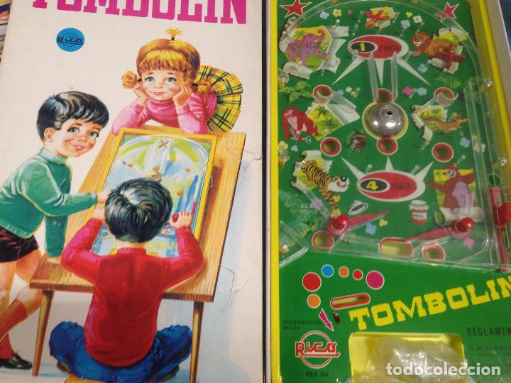 Juguetes antiguos Rico: ANTIGUO FLIPPER TOMBOLIN DE RICO EN CAJA ORIGINAL - Foto 2