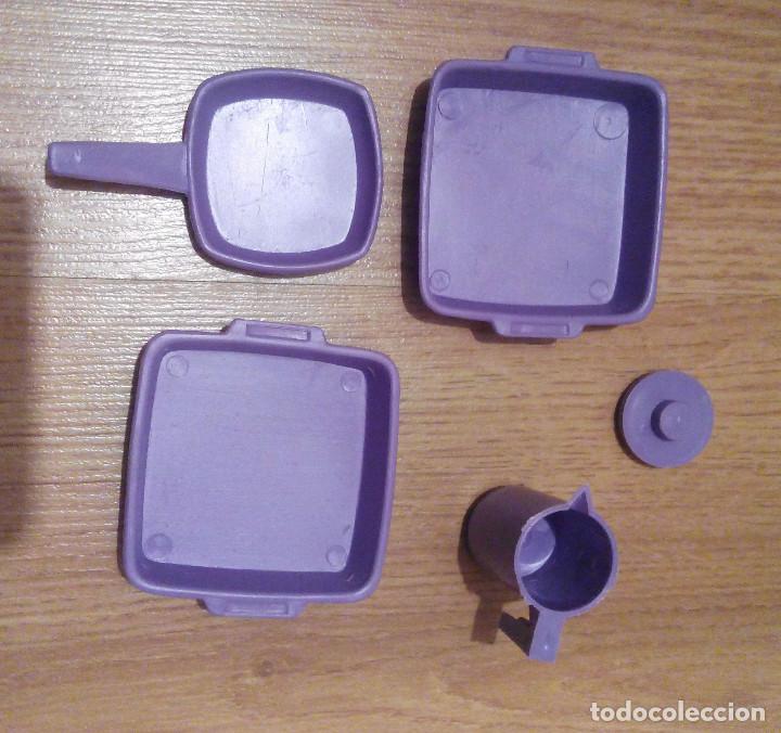 Juguetes antiguos Rico: RICO COCINA COMPLETA CON 4 COMPLEMENTOS. REF 180. NUEVA SIN USAR. - Foto 3