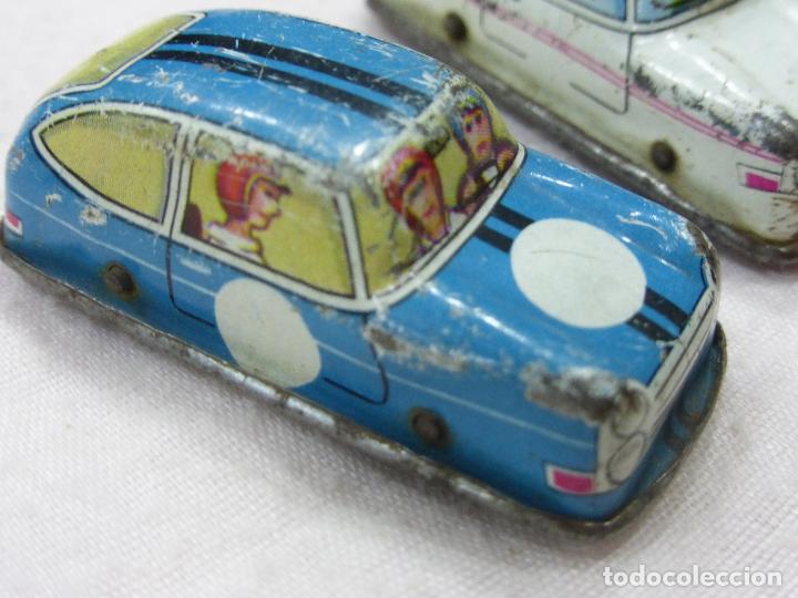 lote de 2 antiguos mini coches hojalata serigra - Comprar ...