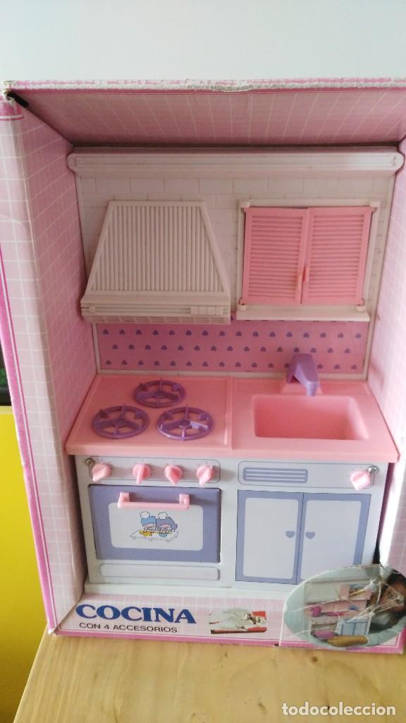 Juguetes antiguos Rico: RICO COCINA COMPLETA CON 4 COMPLEMENTOS. REF 180. nunca jugada - Foto 1
