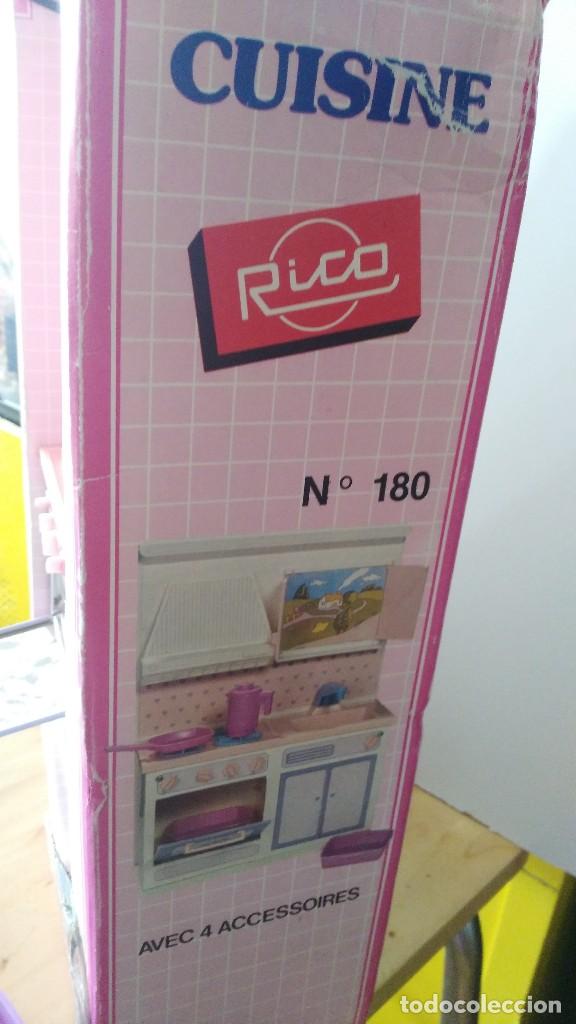 Juguetes antiguos Rico: RICO COCINA COMPLETA CON 4 COMPLEMENTOS. REF 180. nunca jugada - Foto 5