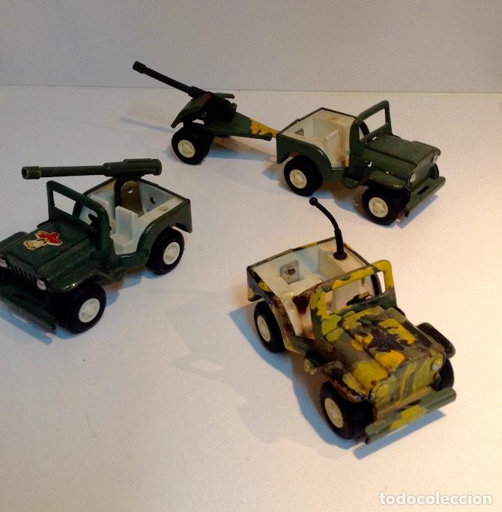 Juguetes antiguos Rico: Rico Jeeps Sanson con ca&ntilde;&oacute;n - Foto 1