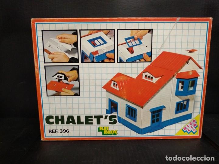 Juguetes antiguos Rico: CHALETS KIT BLOCK DE RICO-LIN. NUEVO. - Foto 1