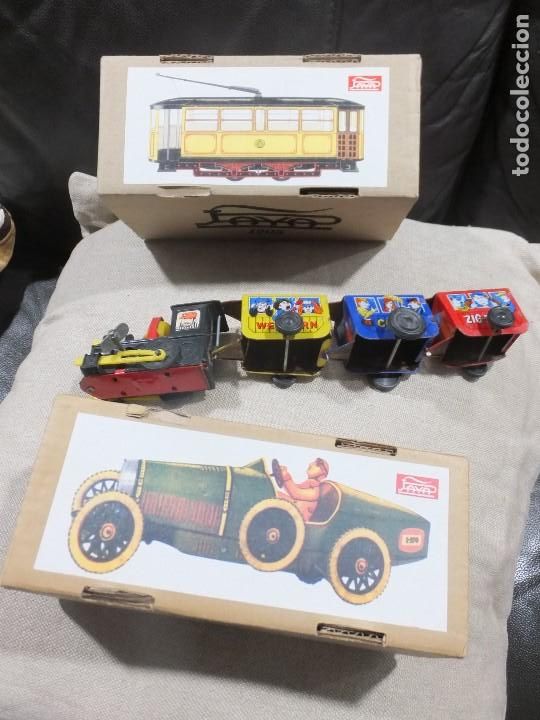 Juguetes antiguos Rico: COCHE Y TRANVIA DE RICO - Foto 1