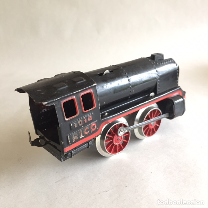 Juguetes antiguos Rico: Locomotora Renfe 1010 - Foto 3