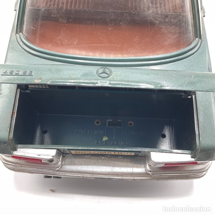 Juguetes antiguos Rico: Antiguo coche de juguete MERCEDES 450 SE DIPLOMÁTICO de la marca RICO - Años 60 - Sin cable dirigido - Foto 8 - 301855708