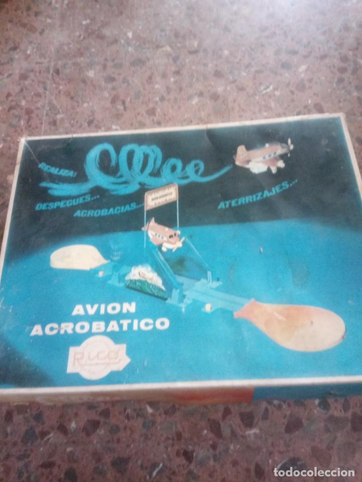 Juguetes antiguos Rico: Avi&oacute;n acrob&aacute;tico de rico - Foto 2