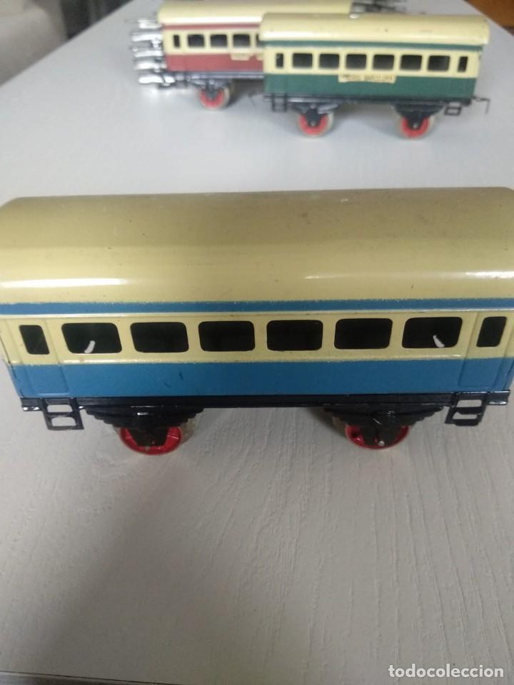 Juguetes antiguos Rico: Tren antiguo de rico - Foto 3