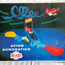 Juguetes antiguos Rico: JUGUETE AVION ACROBATICO DE RICO EN CAJA. Lote 401124304