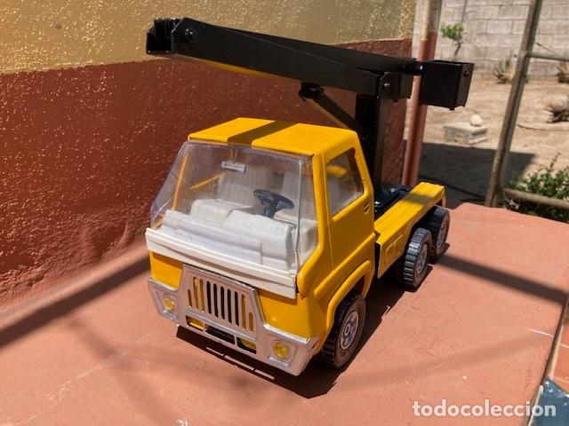 Juguetes antiguos Rico: GRUA TELESCOPICA SANSON - Foto 4