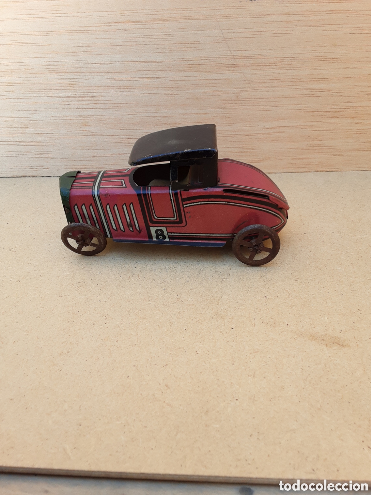 Juguetes antiguos Rico: Coche de rico de chapa - Foto 3